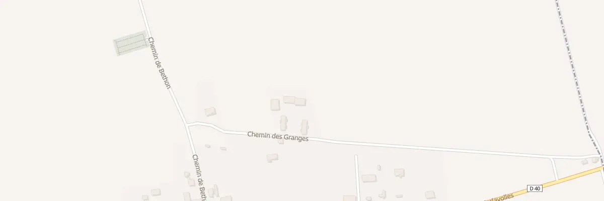 Plan du 9 Che des Granges à Périgny-la-Rose