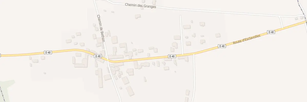Plan du 17 Rte d’Esclavolles à Périgny-la-Rose