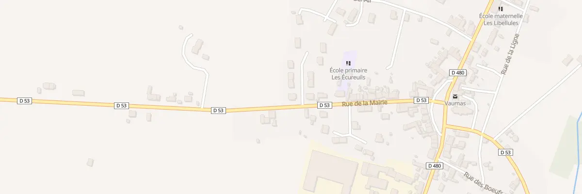 Plan du 1 Rue de la Mairie à Vaumas