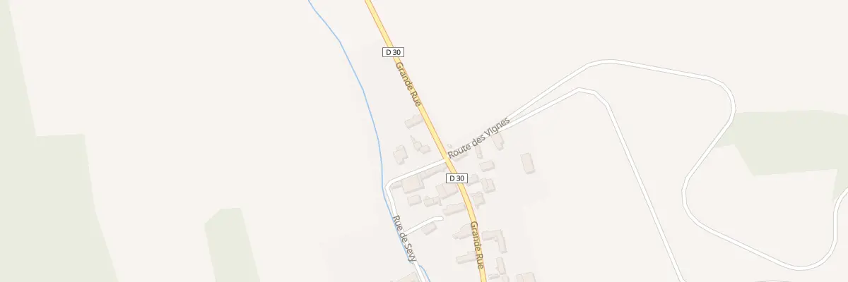 Plan du 2 Rue Grande Rue à Cérilly