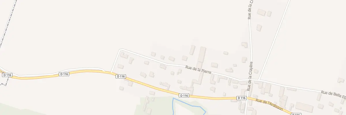 Plan du 10 Rue La Pierre à Saint-Loup-de-Buffigny