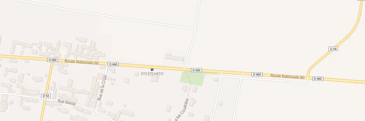 Plan du 45 Rte Nationale 60 à Vulaines