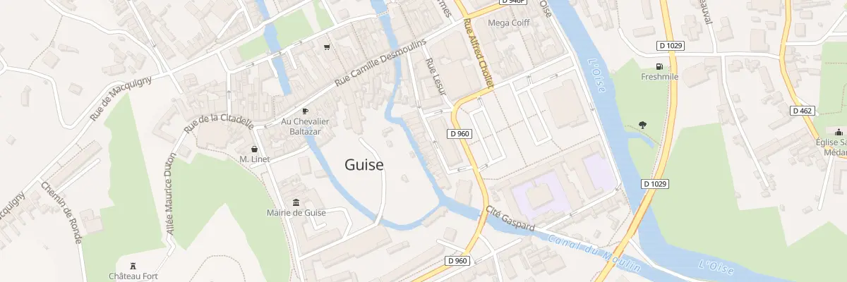 Plan du 94 Rue de l’Abreuvoir à Guise