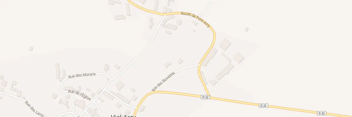 Plan du 3 Rue des Bovettes à Viel-Arcy