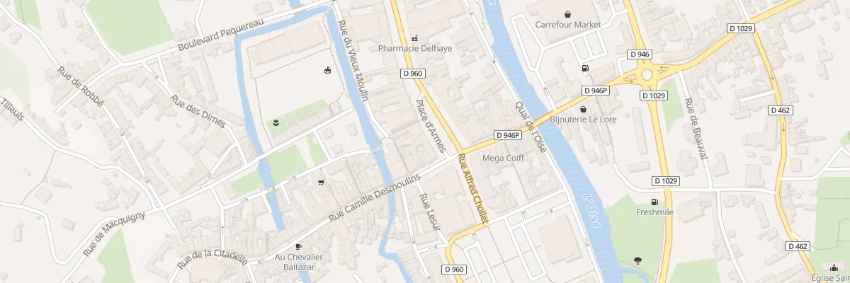 Plan du 21 Pl d’Armes à Guise