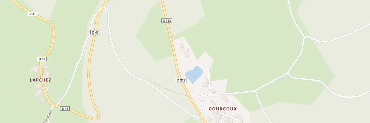Plan du 5696 Gourgoux à Augerolles