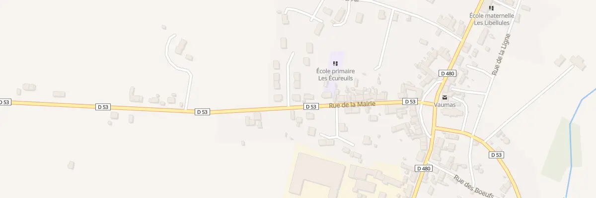 Plan du 3 Rue de la Mairie à Vaumas