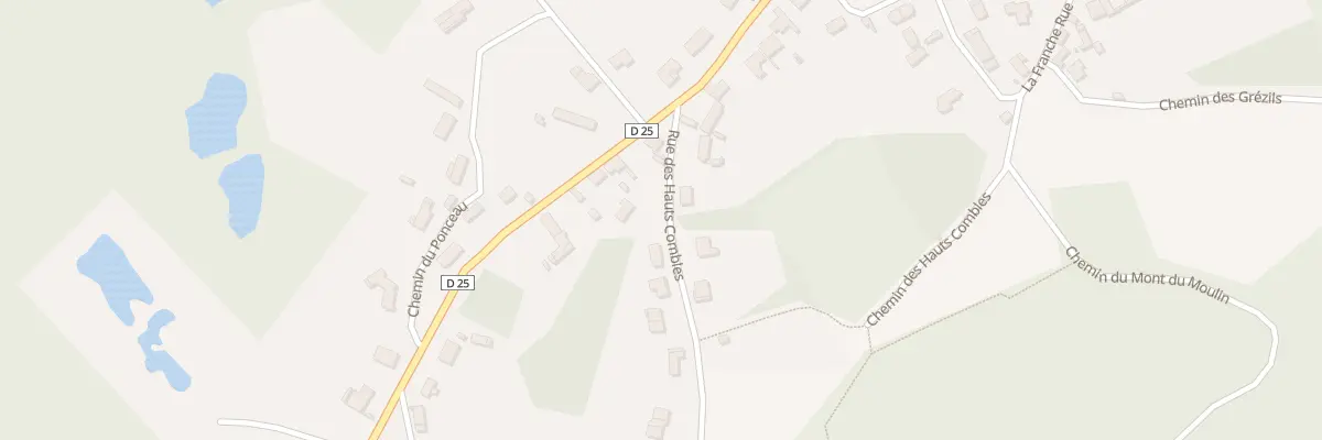 Plan du 23 Rue des Hauts Combles à Presles-et-Thierny