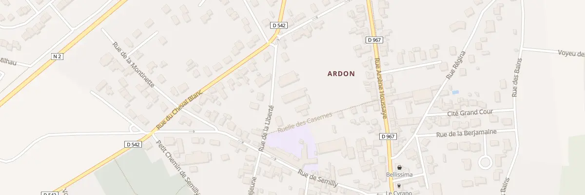 Plan du 18 Rue de la Liberté à Laon