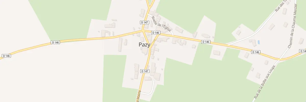 Plan du 7 Rue de la Mairie à Pazy