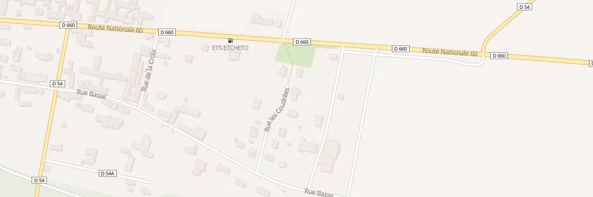 Plan du 10 Rue les Coudrées à Vulaines