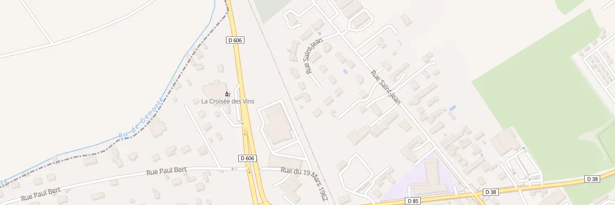 Plan du 39 Rue St Jean à Vincelles