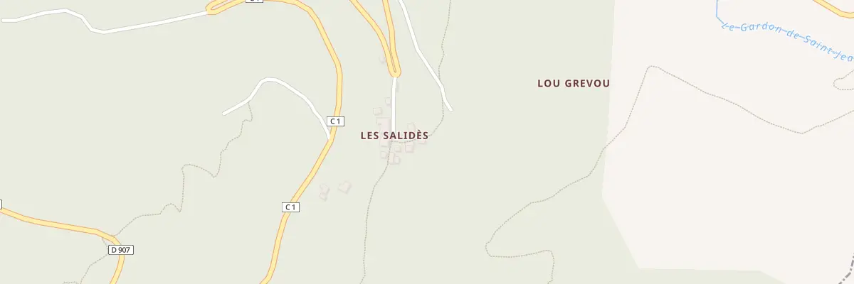 Plan du 5024 Les Salides à Bassurels