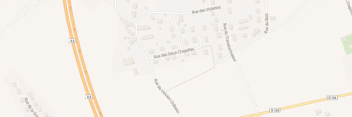 Plan du 20 Rue des Deux Chapelles à Venoy