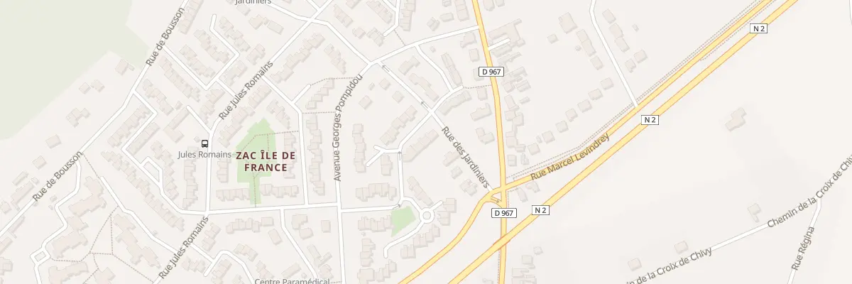 Plan du 3 Rue des Marguerites à Laon
