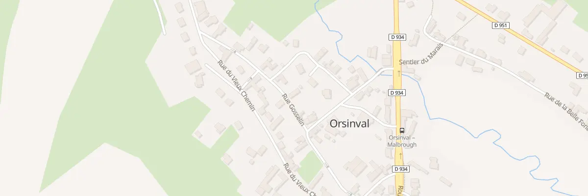 Plan du 2 Rue Gosselin à Orsinval