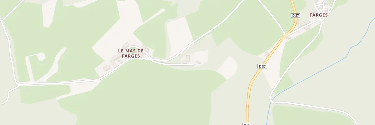 Plan du 5306 Mas de Farges à La Chapelle-Agnon