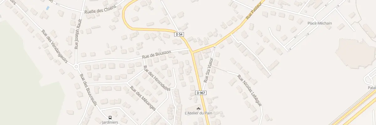 Plan du 2B Rue Arsène Houssaye à Laon