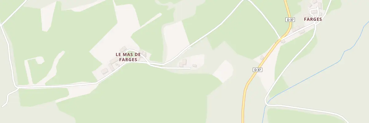 Plan du 5307 Mas de Farges à La Chapelle-Agnon