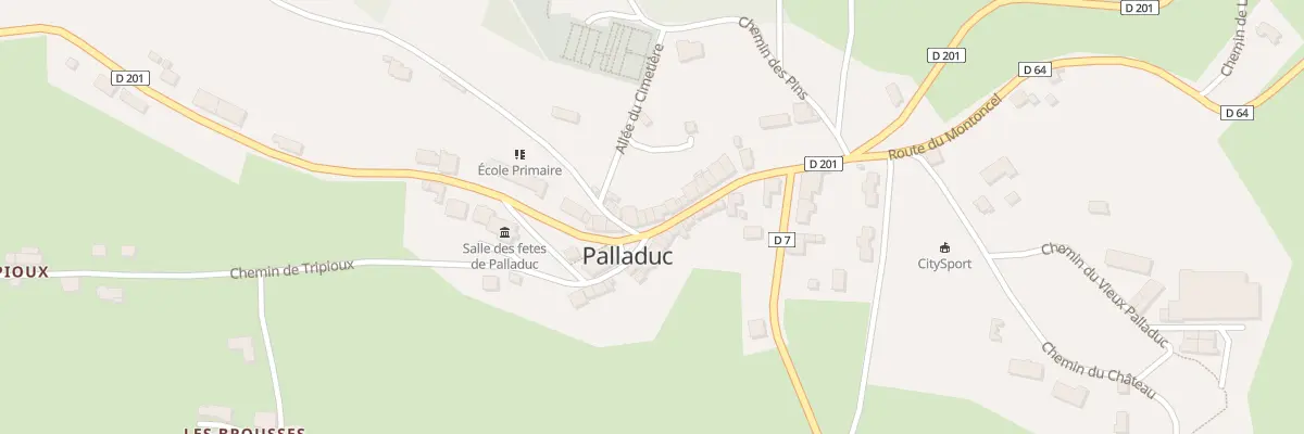 Plan du 5234 Palladuc à Palladuc