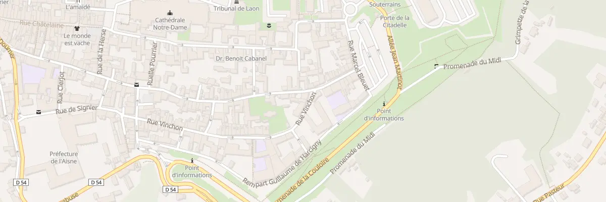 Plan du 47 Rue Vinchon à Laon