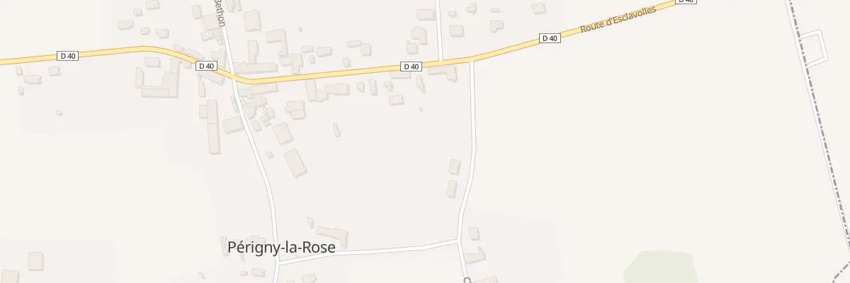Plan du 20 Rte d’Esclavolles à Périgny-la-Rose