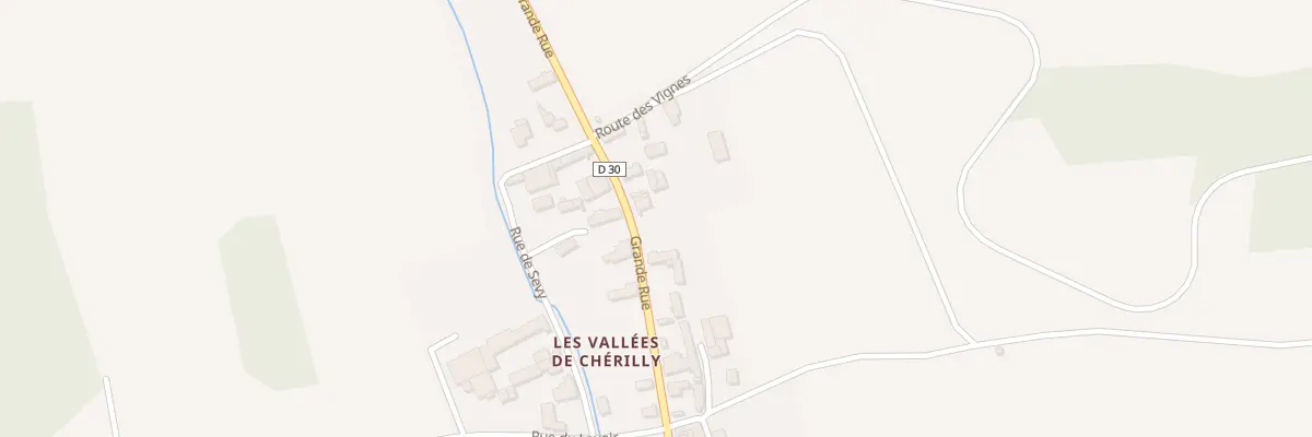 Plan du 5 Rue Grande Rue à Cérilly