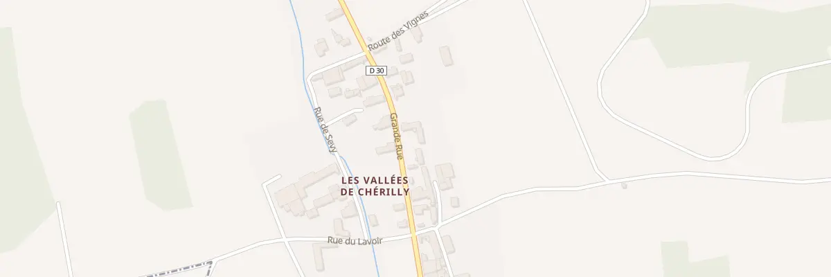 Plan du 7 Rue Grande Rue à Cérilly
