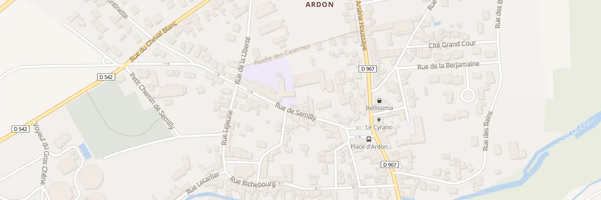 Plan du 8 Rue de Semilly à Laon