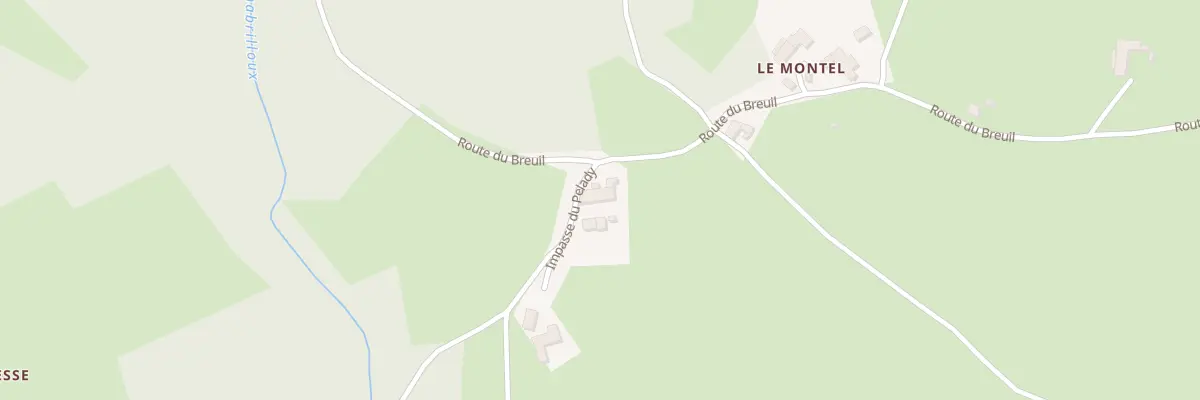Plan du 5126 Le Pelady à Saint-Alyre-d’Arlanc