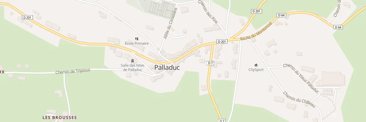 Plan du 5254 Palladuc à Palladuc