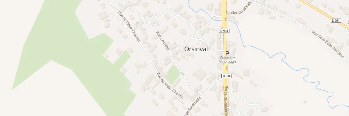 Plan du 7 Rue de l’Eglise à Orsinval