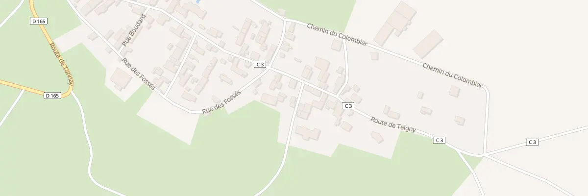 Plan du 36 Rte de Teigny à Metz-le-Comte