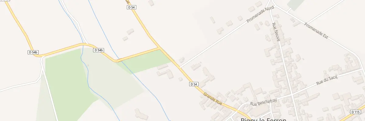 Plan du 3 Gr Grande Rue à Rigny-le-Ferron