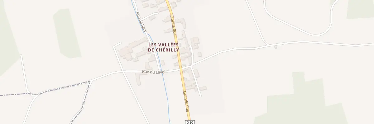 Plan du 15 Rue Grande Rue à Cérilly
