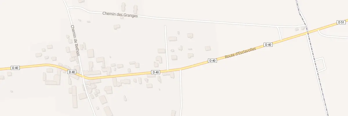 Plan du 23 Rte d’Esclavolles à Périgny-la-Rose