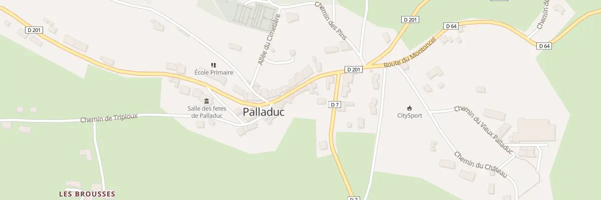 Plan du 5250 Palladuc à Palladuc