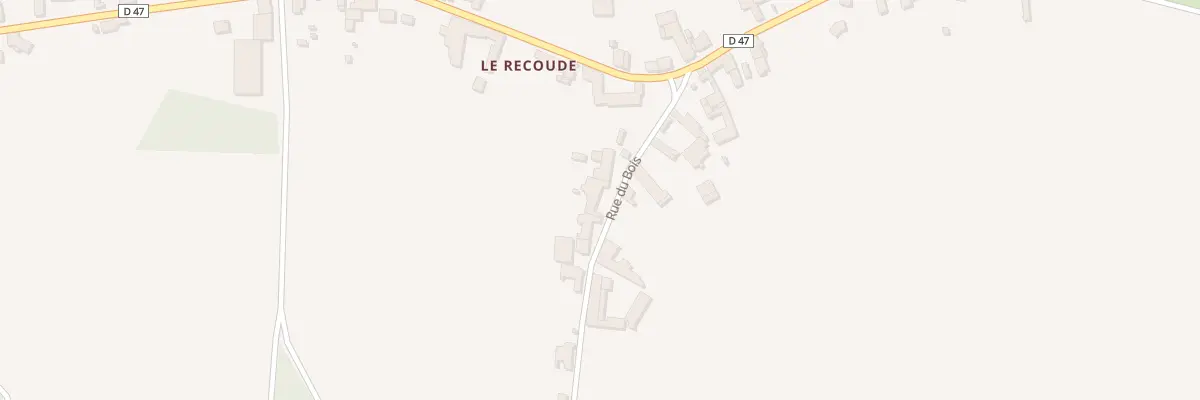 Plan du 6 Rue du Bois au Gault-Soigny