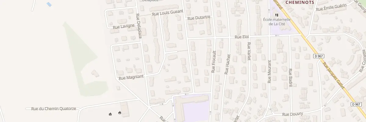 Plan du 23 Rue Turpin à Laon