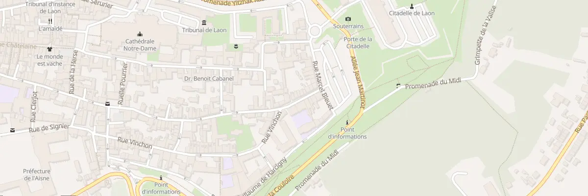 Plan du 57 Rue Vinchon à Laon