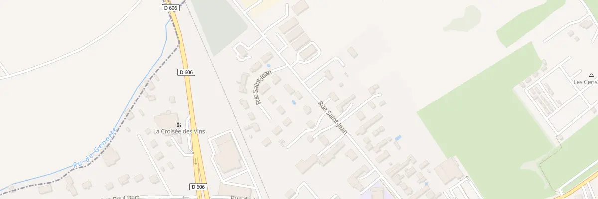 Plan du 17 Rue St Jean à Vincelles