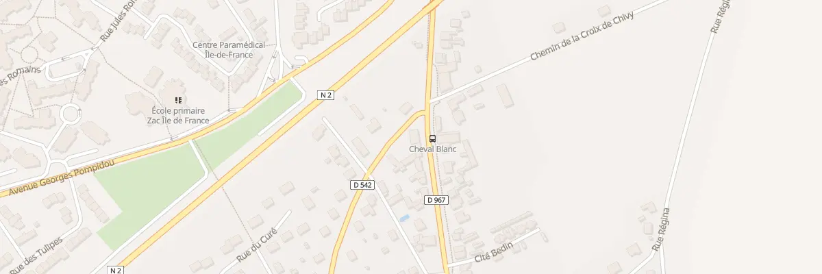 Plan du 74 Rue Arsène Houssaye à Laon