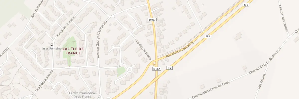 Plan du 54 Rue Arsène Houssaye à Laon