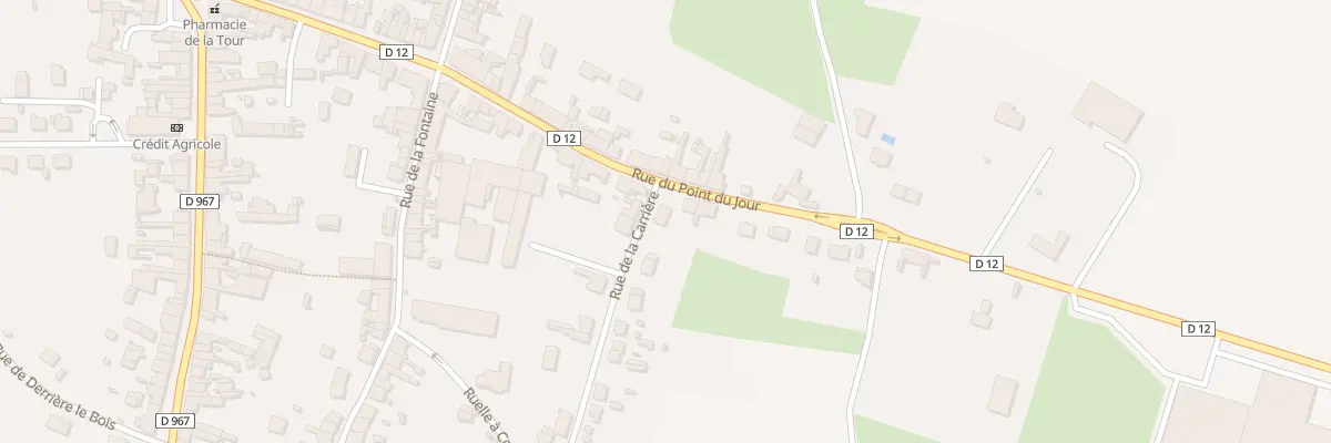 Plan du 1 Rue de la Carrière à Crécy-sur-Serre