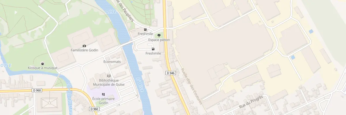 Plan du 454 Rue Sadi Carnot à Guise