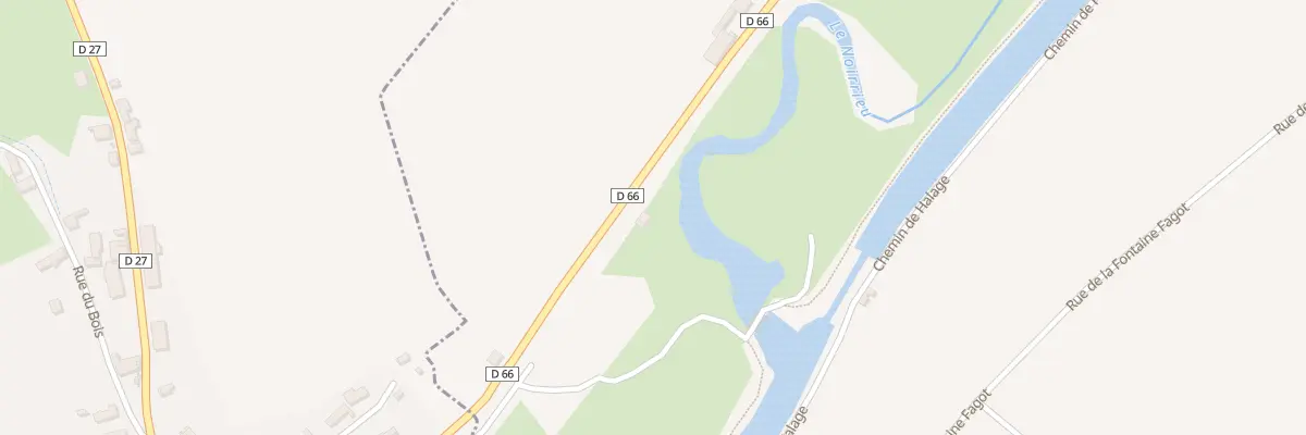 Plan du 9 Rte d’Hannappes à Vénérolles