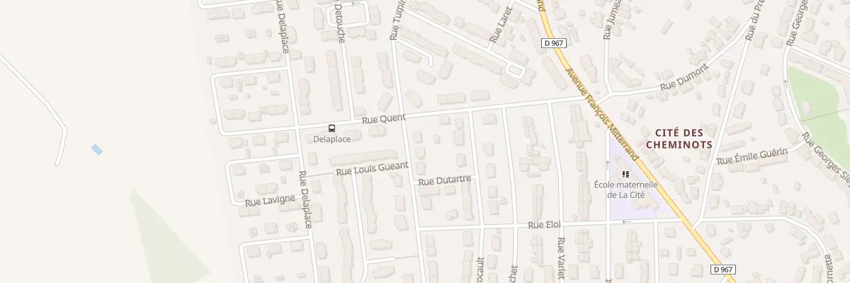 Plan du 34 Rue Turpin à Laon