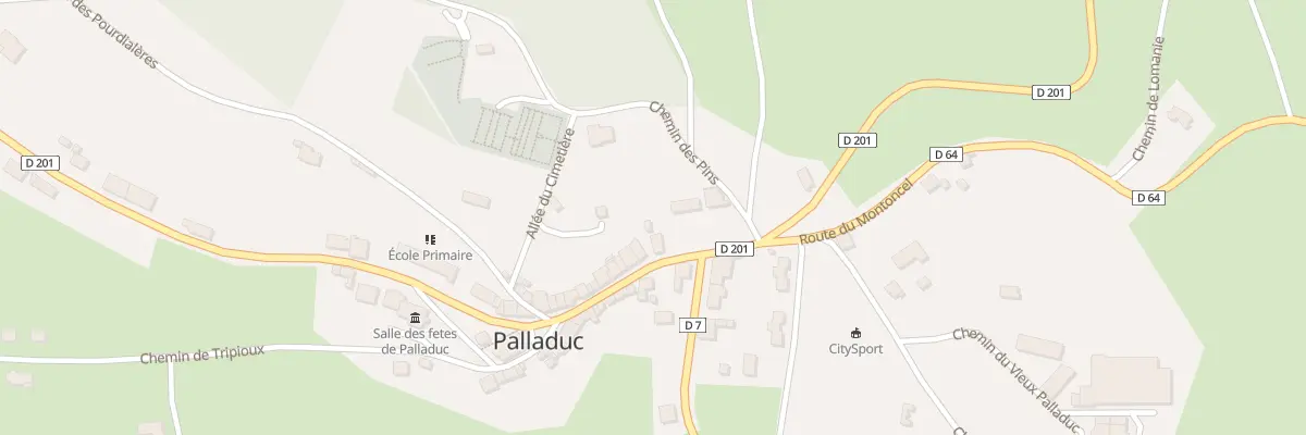 Plan du 5242 Palladuc à Palladuc