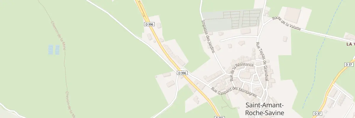 Plan du 20 Rte de Clermont Ferrand à Saint-Amant-Roche-Savine