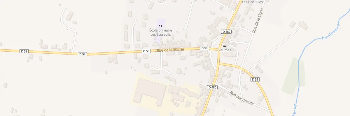 Plan du 8 Rue de la Mairie à Vaumas